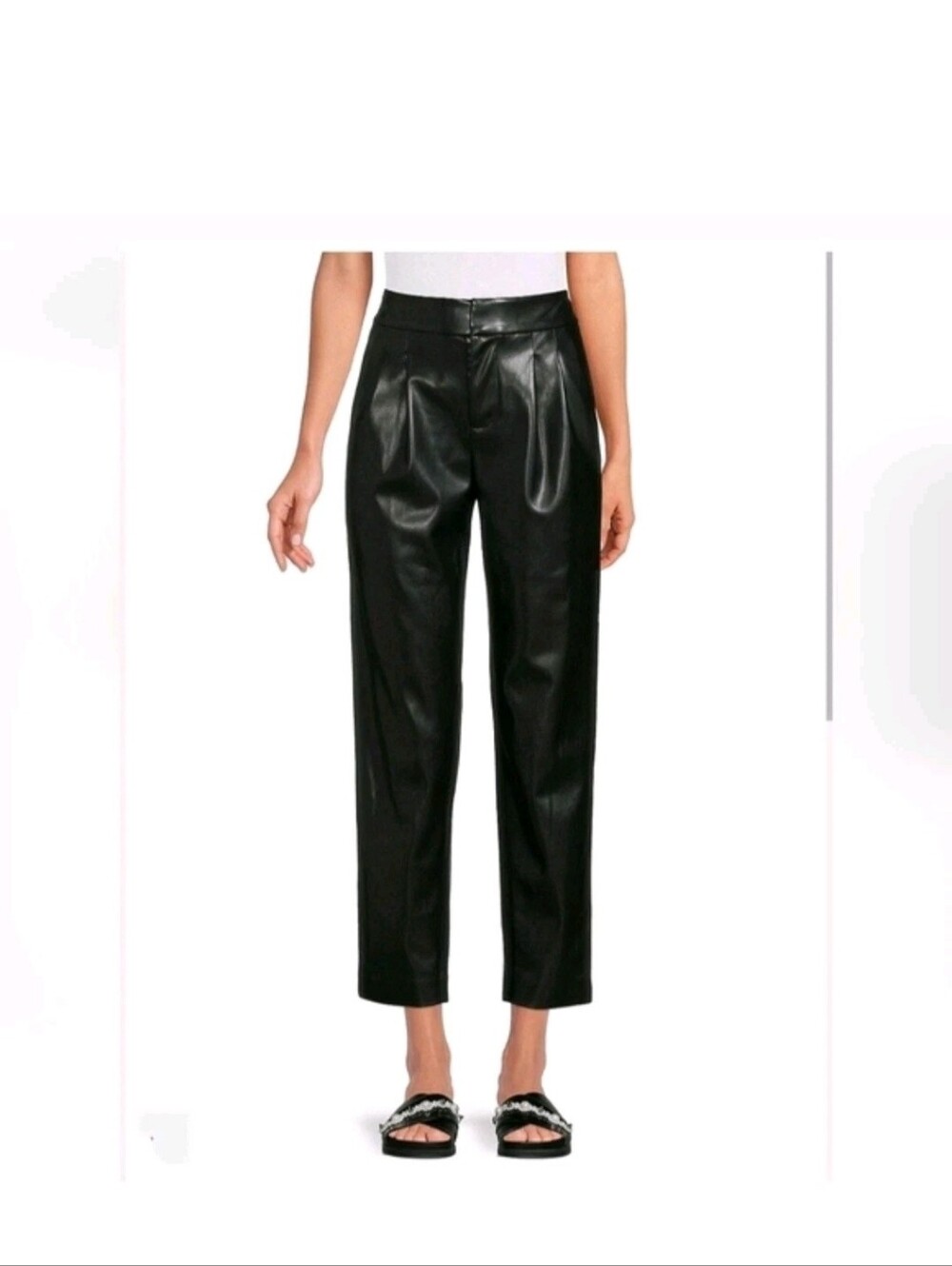 alice + olivia esta pleated leather pants Size 4 - Picture 8 of 11